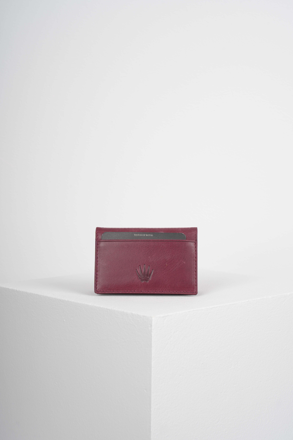 BURN BORDO HAKİKİ DERİ KARTLIK