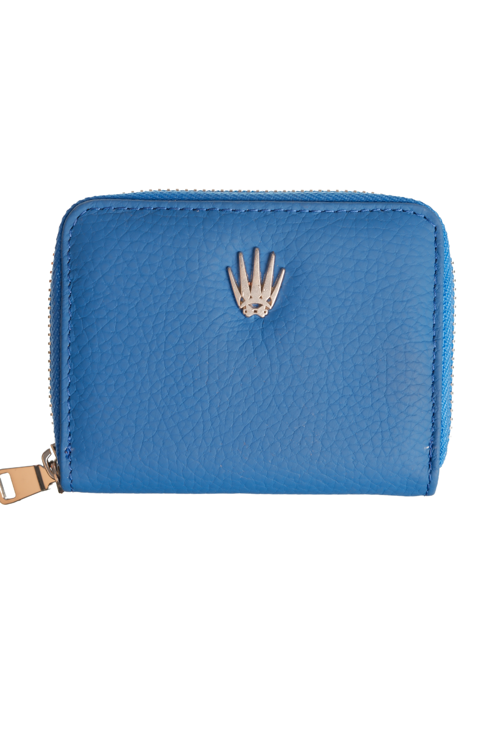 Lyon Mavi Hakiki Deri Cüzdan Kartlık 