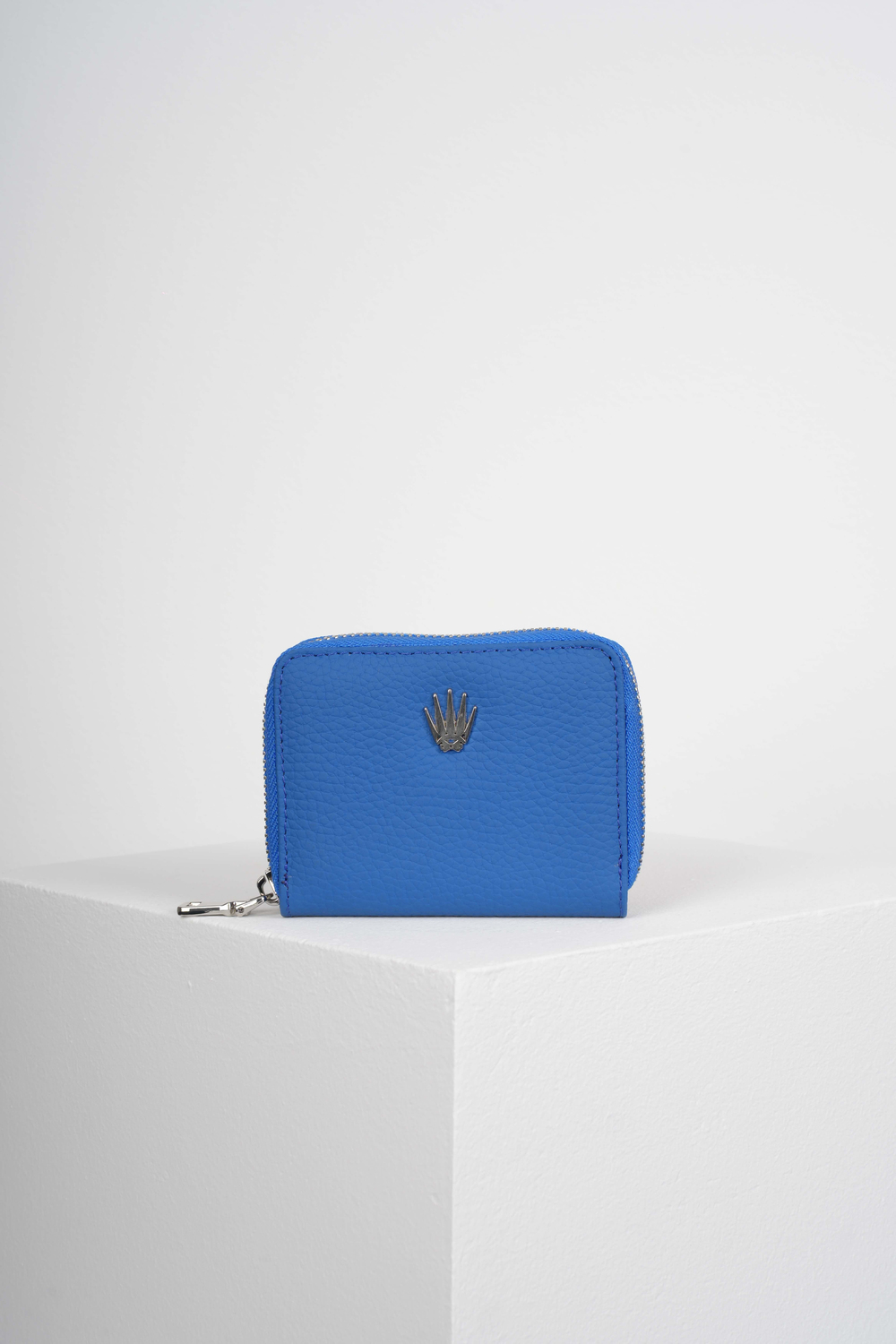 Lyon Mavi Hakiki Deri Cüzdan Kartlık 