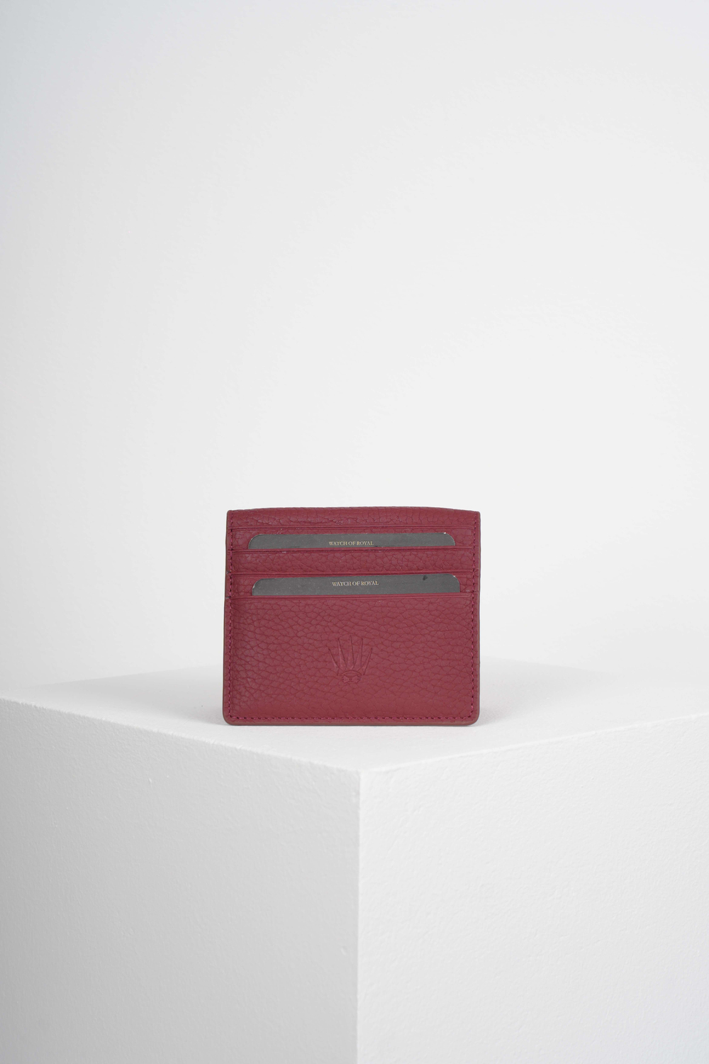 MAGNETIC PAIR FLOTTER BURGUNDY GENUINE LEATHER WALLET