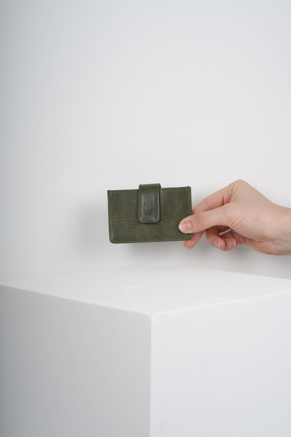 NORWICH CRAZY GREEN CARD HOLDER