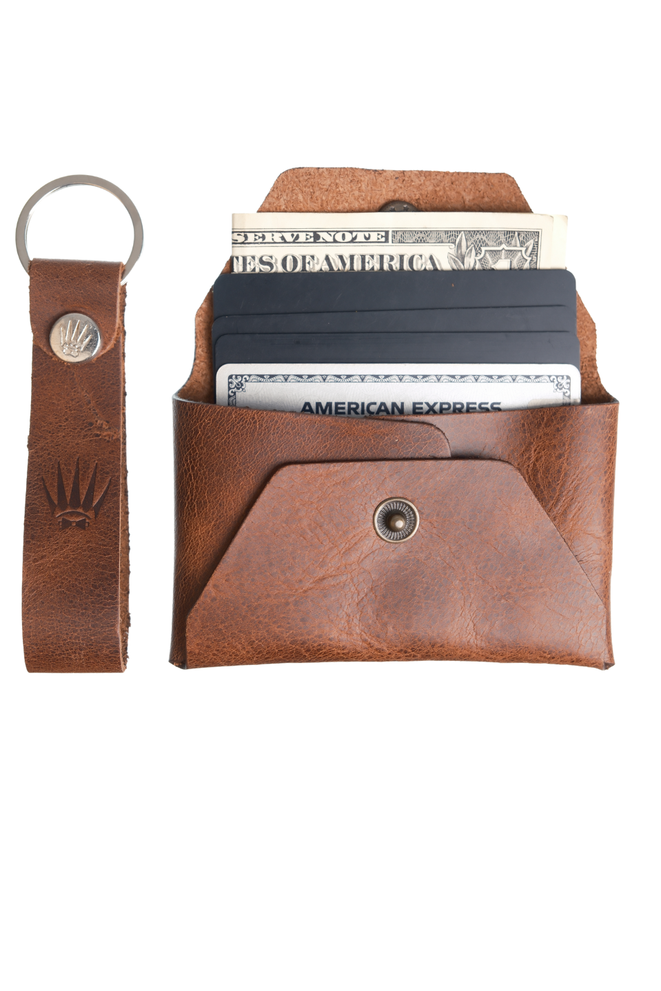 Hediye Seti Hakiki Deri Clot Kahve Cüzdan&Anahtarlık 