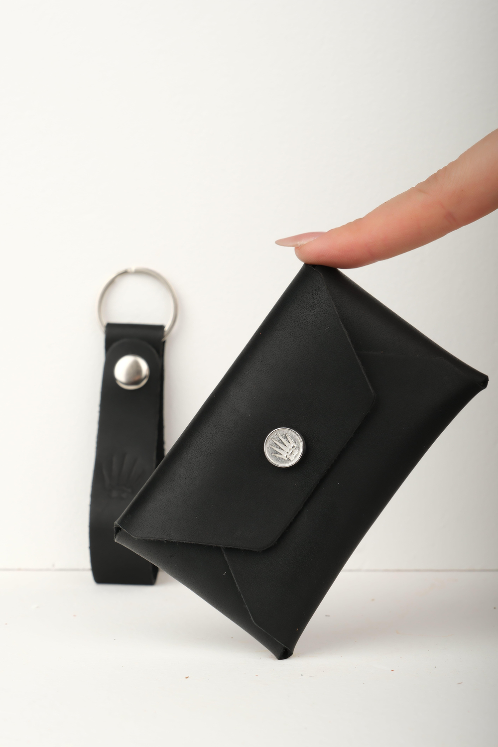 Hediye Seti Hakiki Deri Buttero Siyah Cüzdan&Anahtarlık 