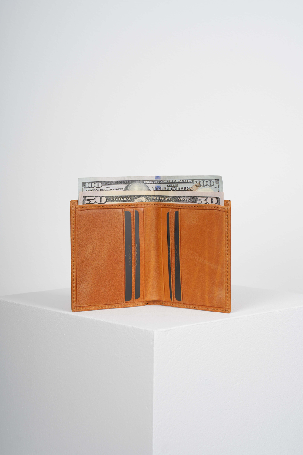 WOOD CRAZY YELLOW GENUINE LEATHER WALLET