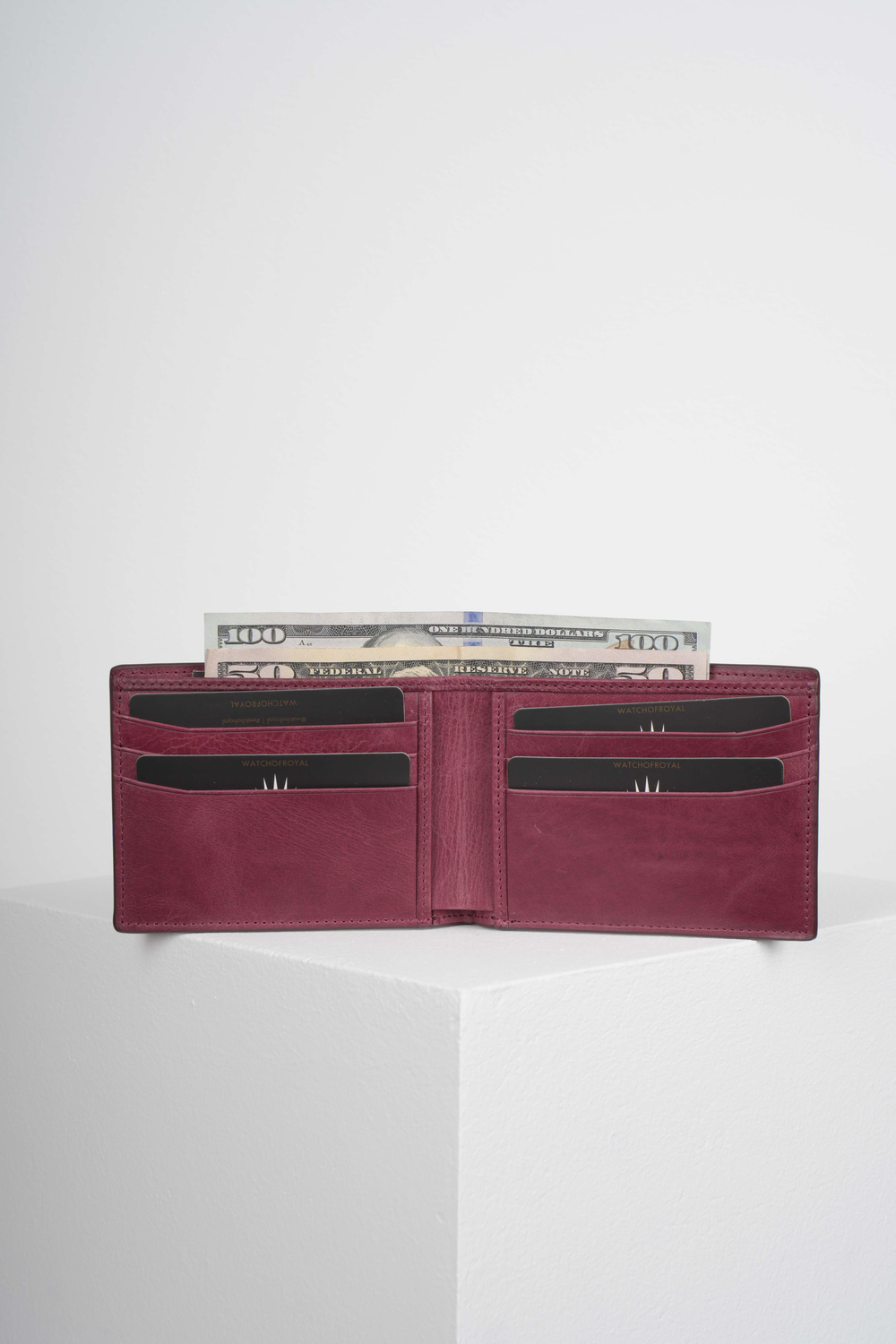 WEASLEY BURGUNDY GENUINE LEATHER WALLET