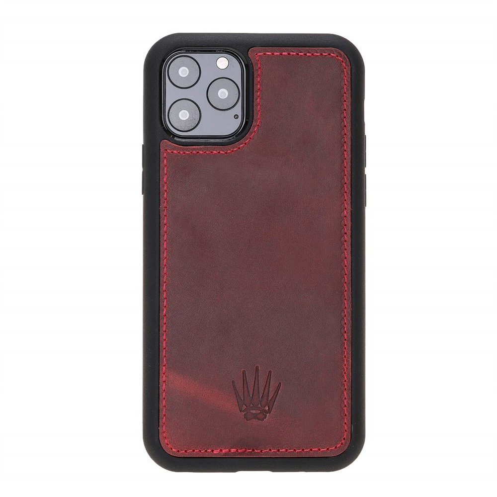 MAGIC WALLET IPHONE 11 PRO BORDO CUZDAN + KILIF