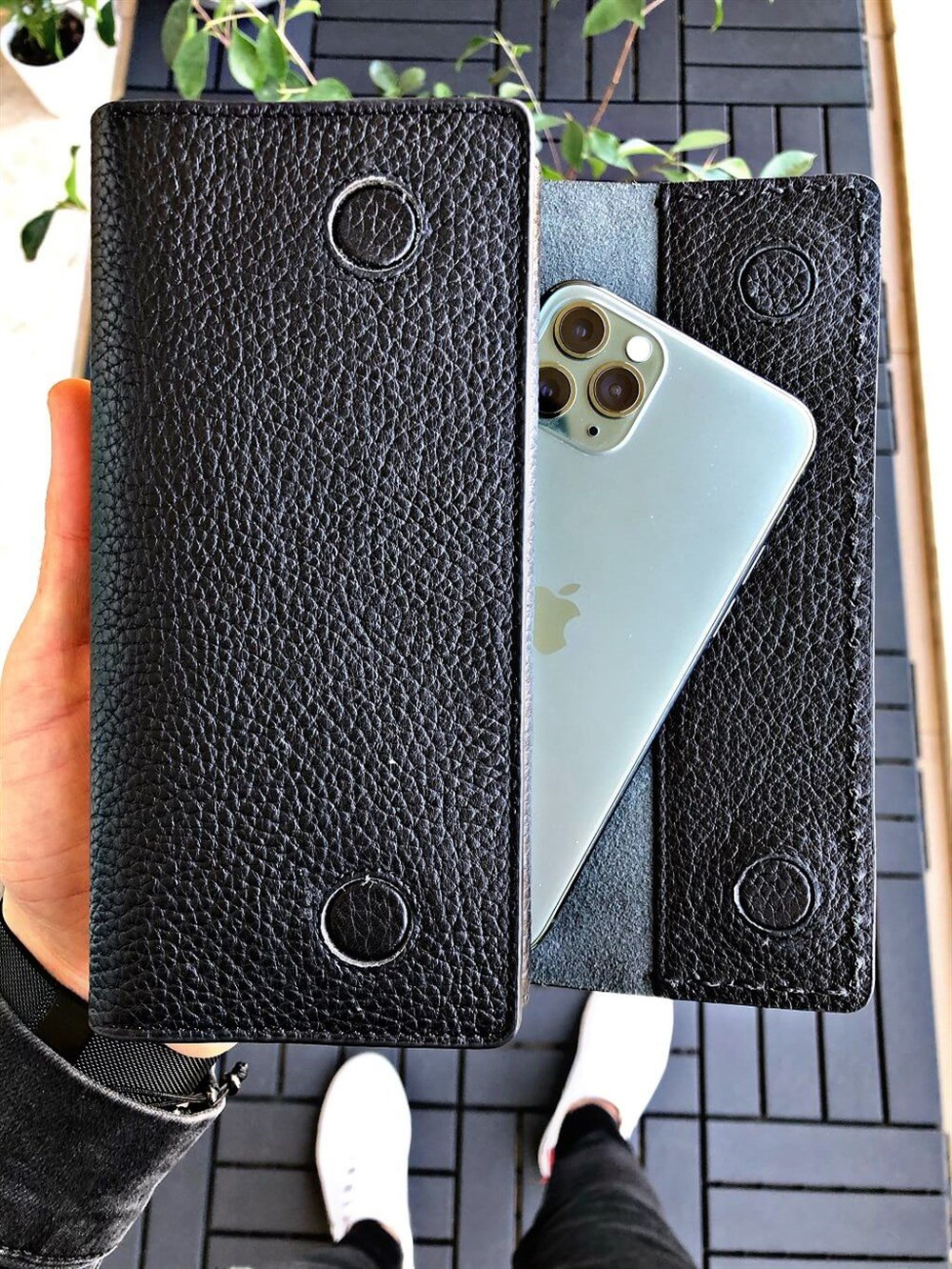 VALENCIA BLACK TELEFON CÜZDANI