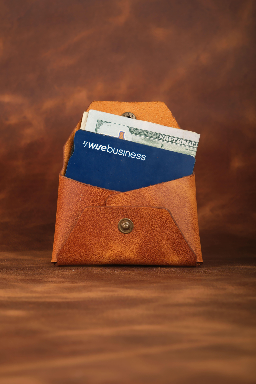 Hakiki Deri Cüzdan ve Kartlık CLOT SARI Çift Para Bölmeli, 10 Kart Bölmeli Vermont