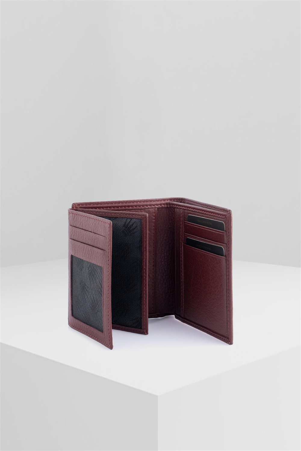 JONES BURGUNDY GENUINE LEATHER WALLET