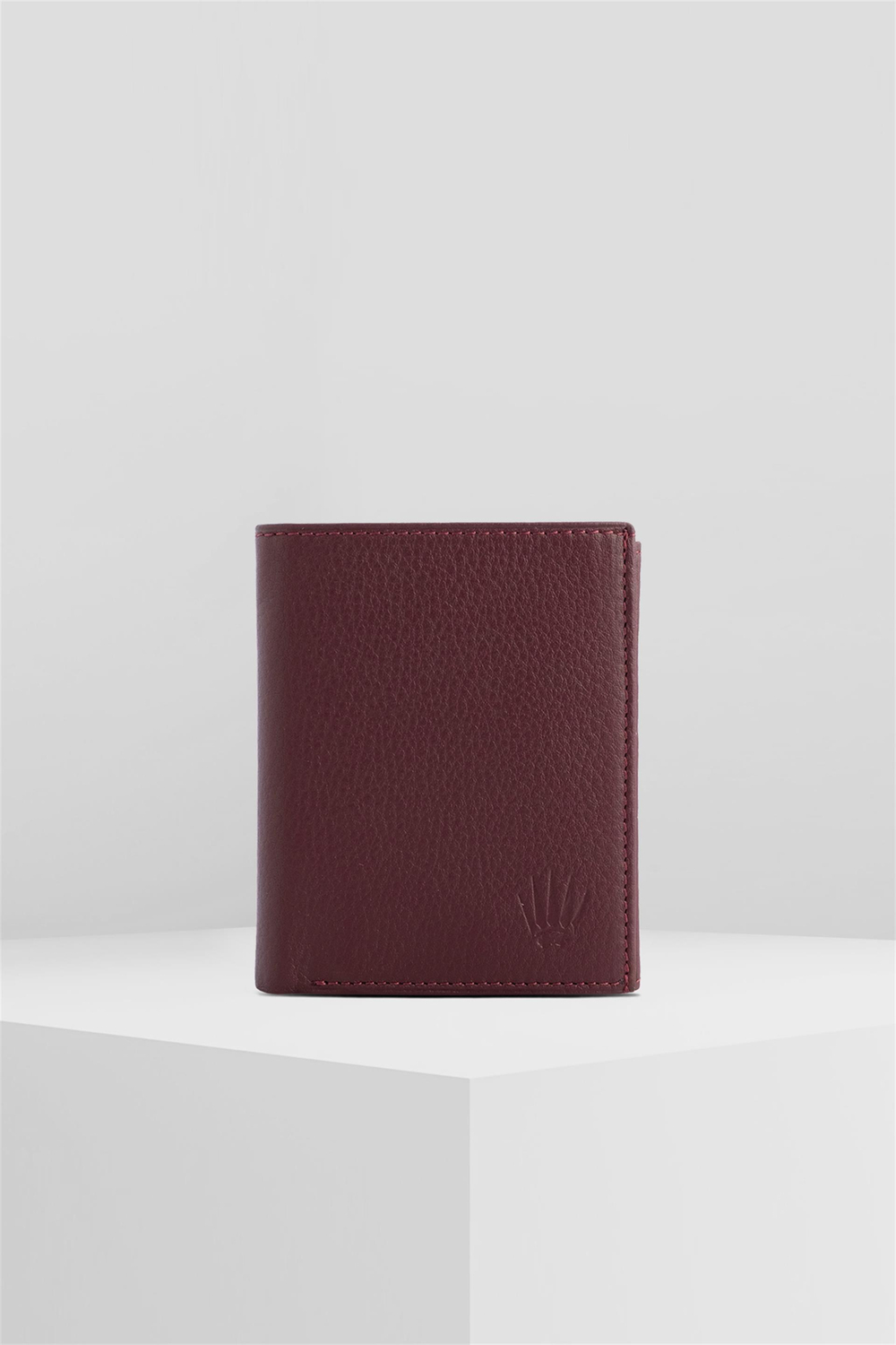 JONES BURGUNDY GENUINE LEATHER WALLET