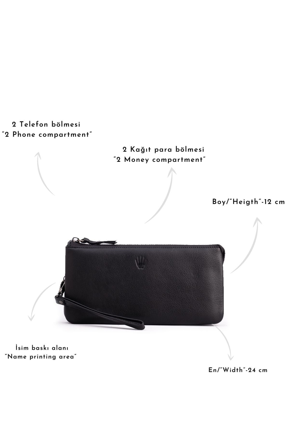 OXFORD BLACK EL ÇANTASI