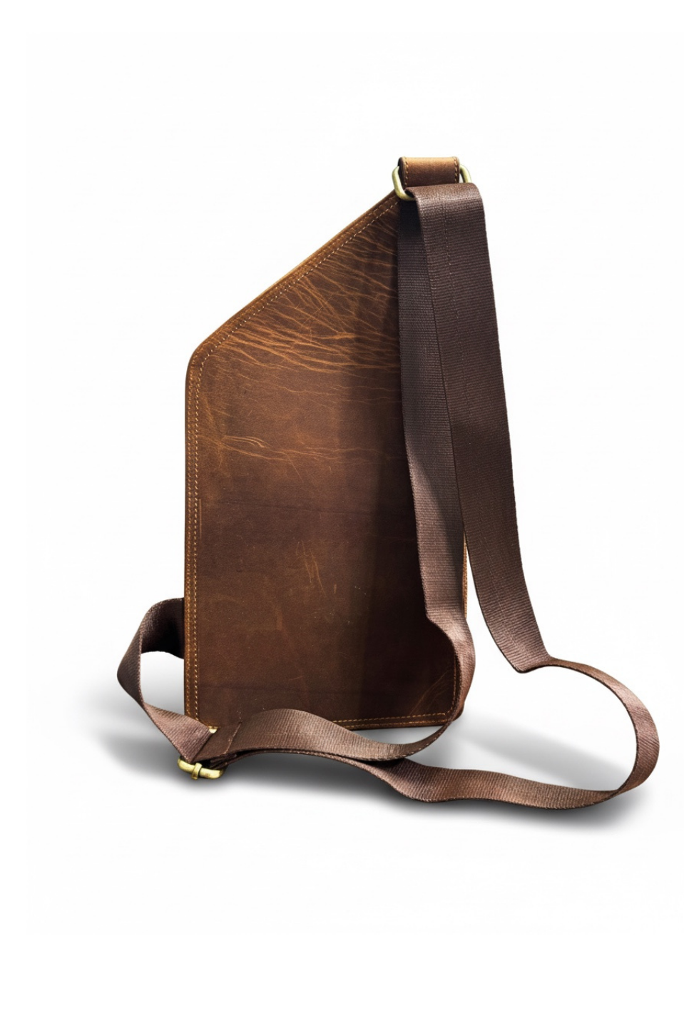 Rust Bag Crazy Taba Çapraz Hakiki Deri Çanta