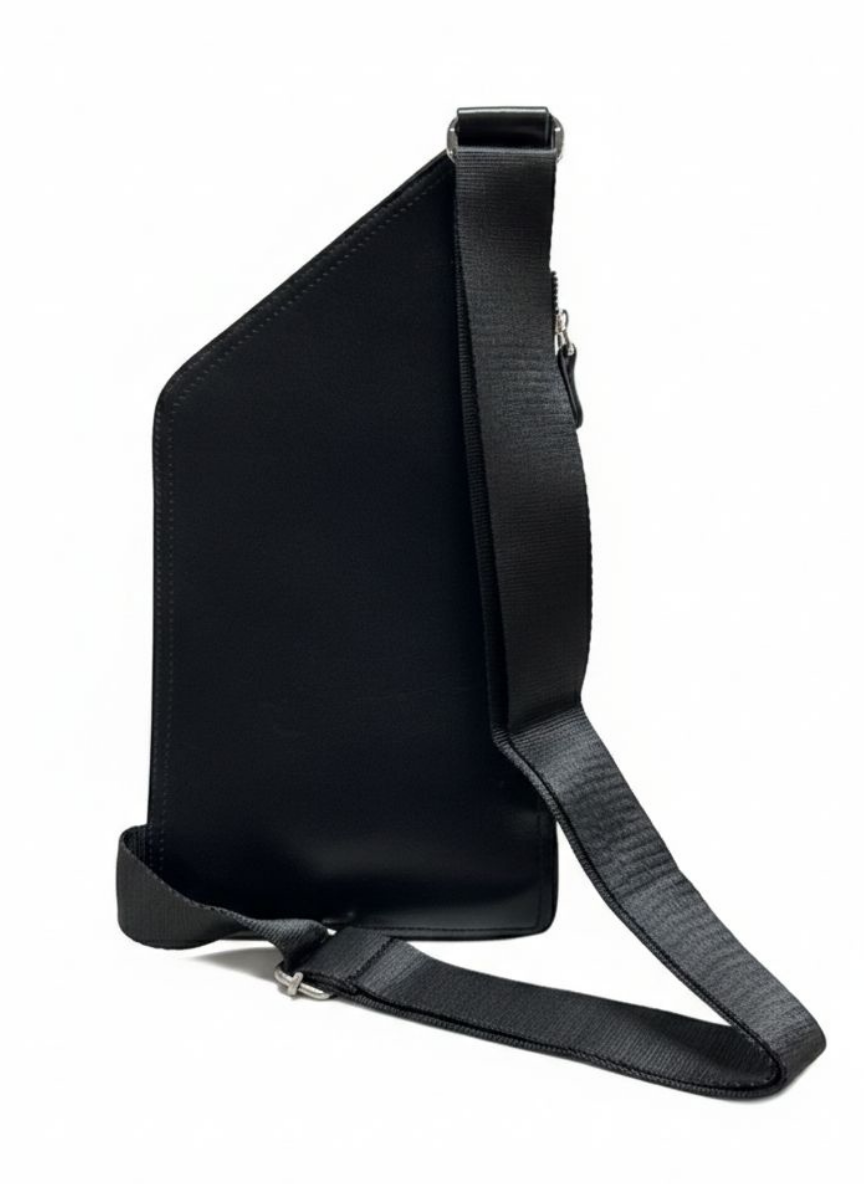 Rust Bag Arsel Siyah Çapraz Hakiki Deri Çanta