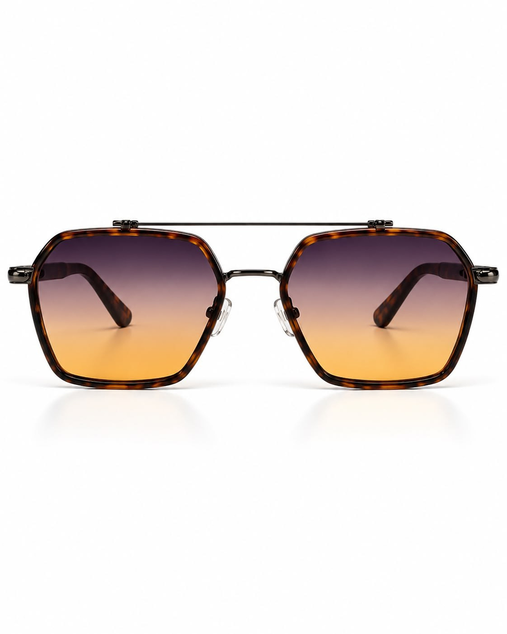 Royal Eyewear RE0039 Metalik Leopar Güneş Gözlüğü
