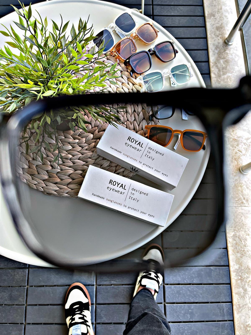 İKİLİ SET LORRAİNE SİYAH-KOYU KAHVERENGİ  GÜNEŞ GÖZLÜĞÜ 