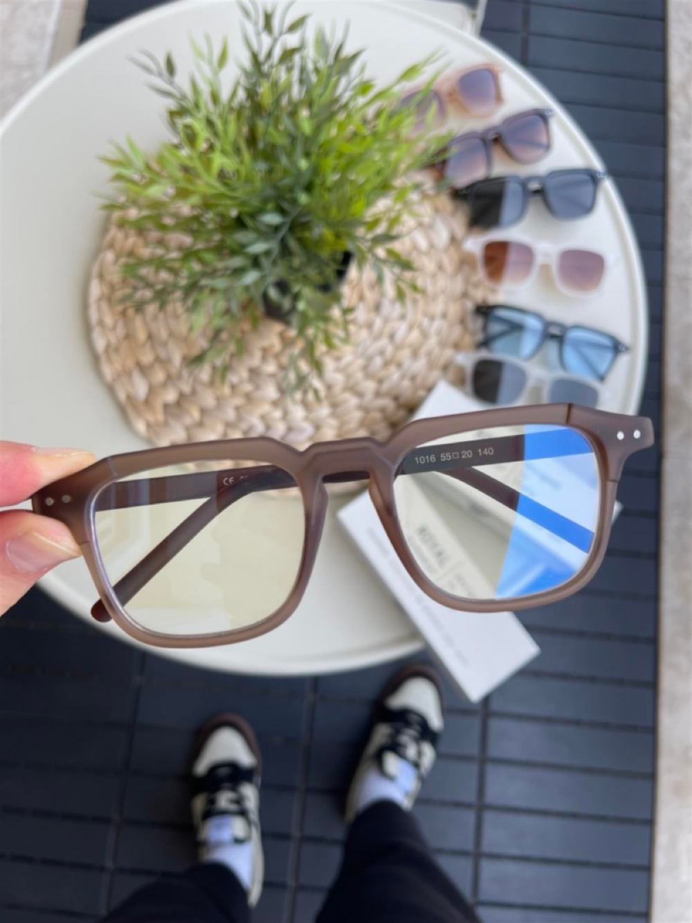 Güneş Gözlüğü Kadın & Erkek UV400 Cam Orjinal CE Belgeli Mavi Işık Korumalı RE981W