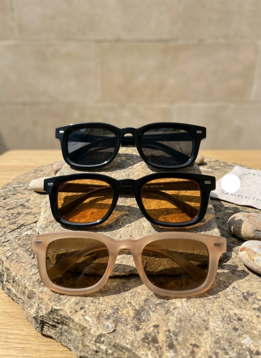 Üçlü Set RE2303 Rose-Siyah-Siyah-Siyah Turuncu  Güneş Gözlüğü