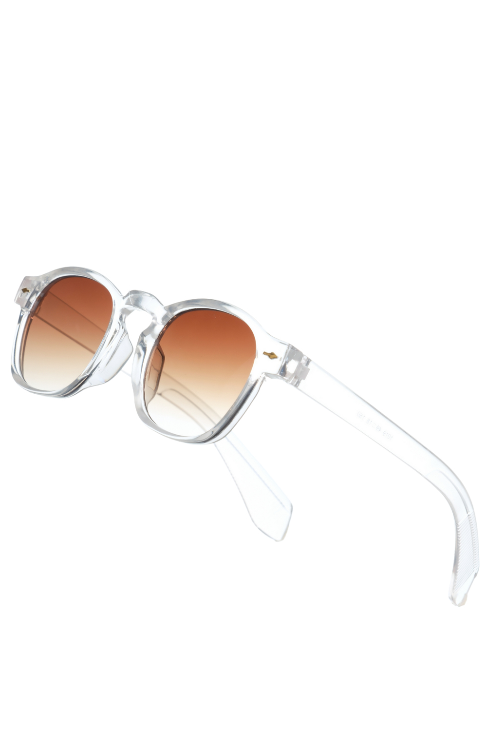 ROYAL EYEWEAR RE982 TRANSPARAN KAHVERENGİ GÜNEŞ GÖZLÜĞÜ