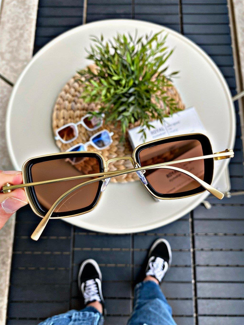 ROYAL EYEWEAR GOLD-BLACK EX657