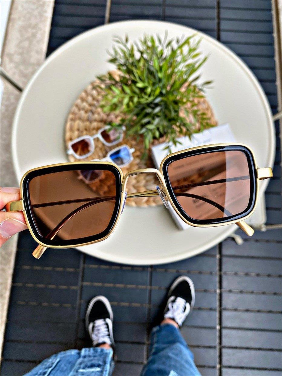 ROYAL EYEWEAR GOLD-BLACK EX657