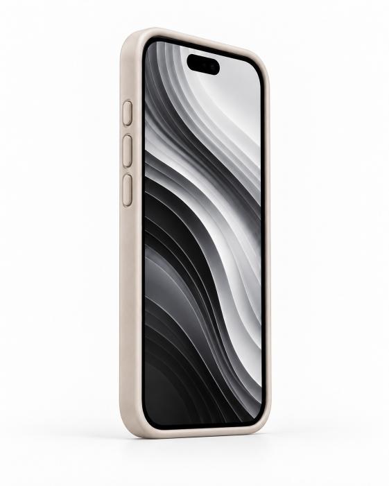 Therock iPhone 16 Siyah Magsafe Özellikli Alüminyum Alaşımlı Hakiki Deri,Kokulu Metal Kızaklı Telefon Kılıfı