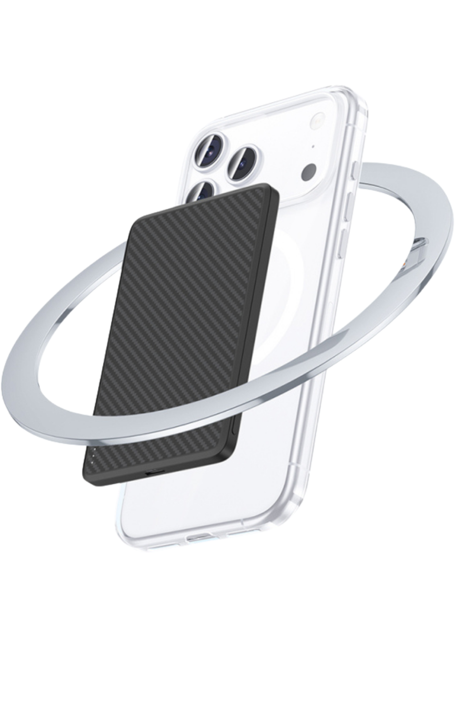 PureCase iPhone 17 Air Manyetik Şeffaf Kılıf