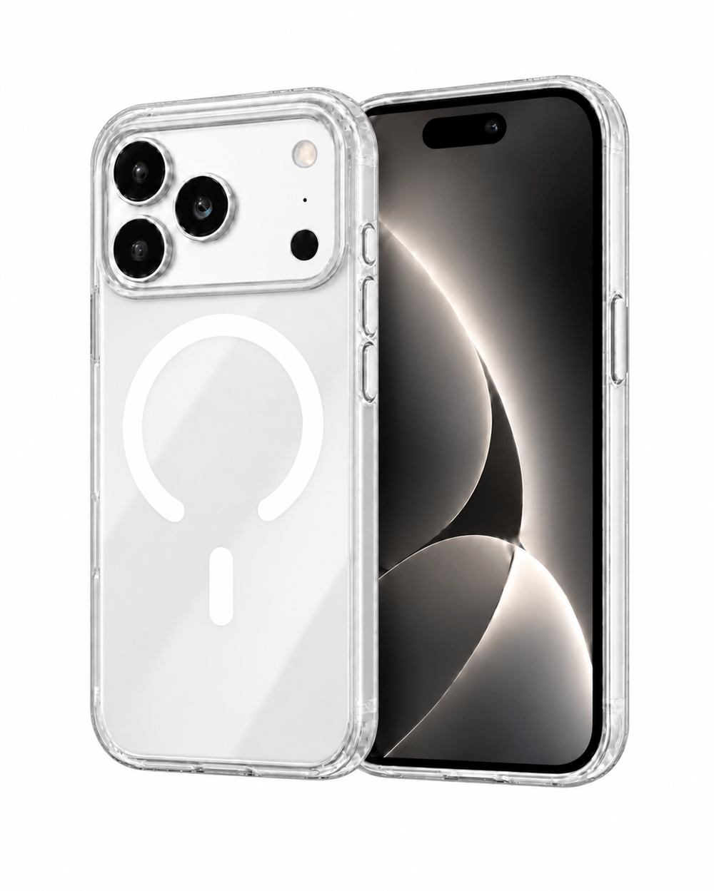 PureCase iPhone 17 Pro Max Manyetik Şeffaf Kılıf