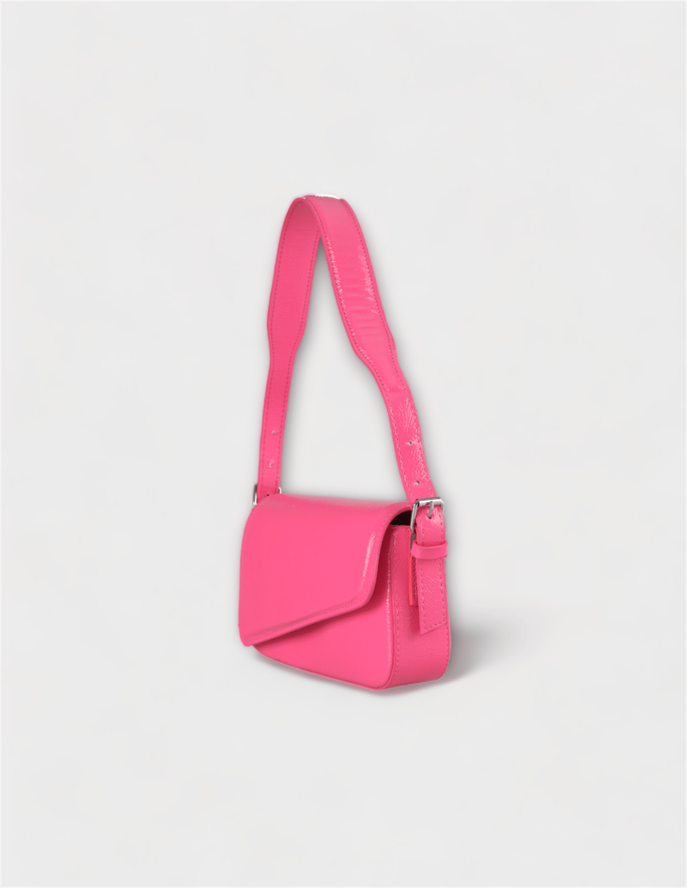 Pembe Kadın Çapraz Kesim Omuz Çantası Sasha