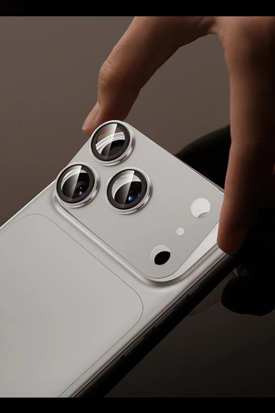 MariLens – 17 Pro Silver Safir Cam Kamera Lens Koruyucu