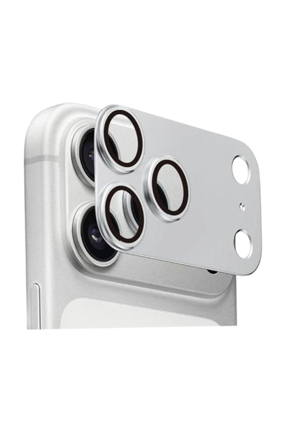 MariLens – 17 Pro Silver Safir Cam Kamera Lens Koruyucu