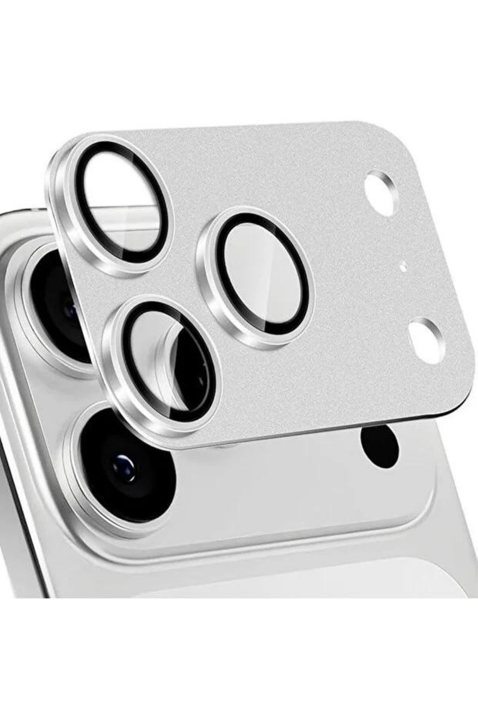 MariLens – 17 Pro Silver Safir Cam Kamera Lens Koruyucu