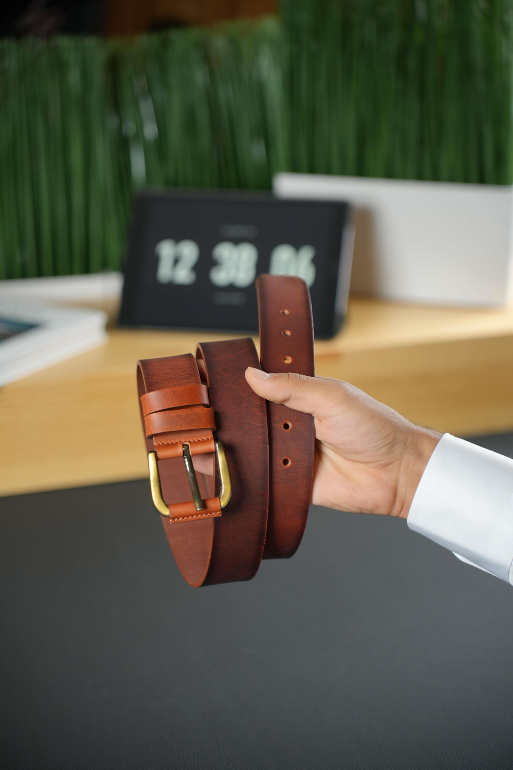 HAKİKİ DERİ TABA KEMER KemerWATCHOFROYALKEMERHAKİKİ DERİ TABA KEMER 