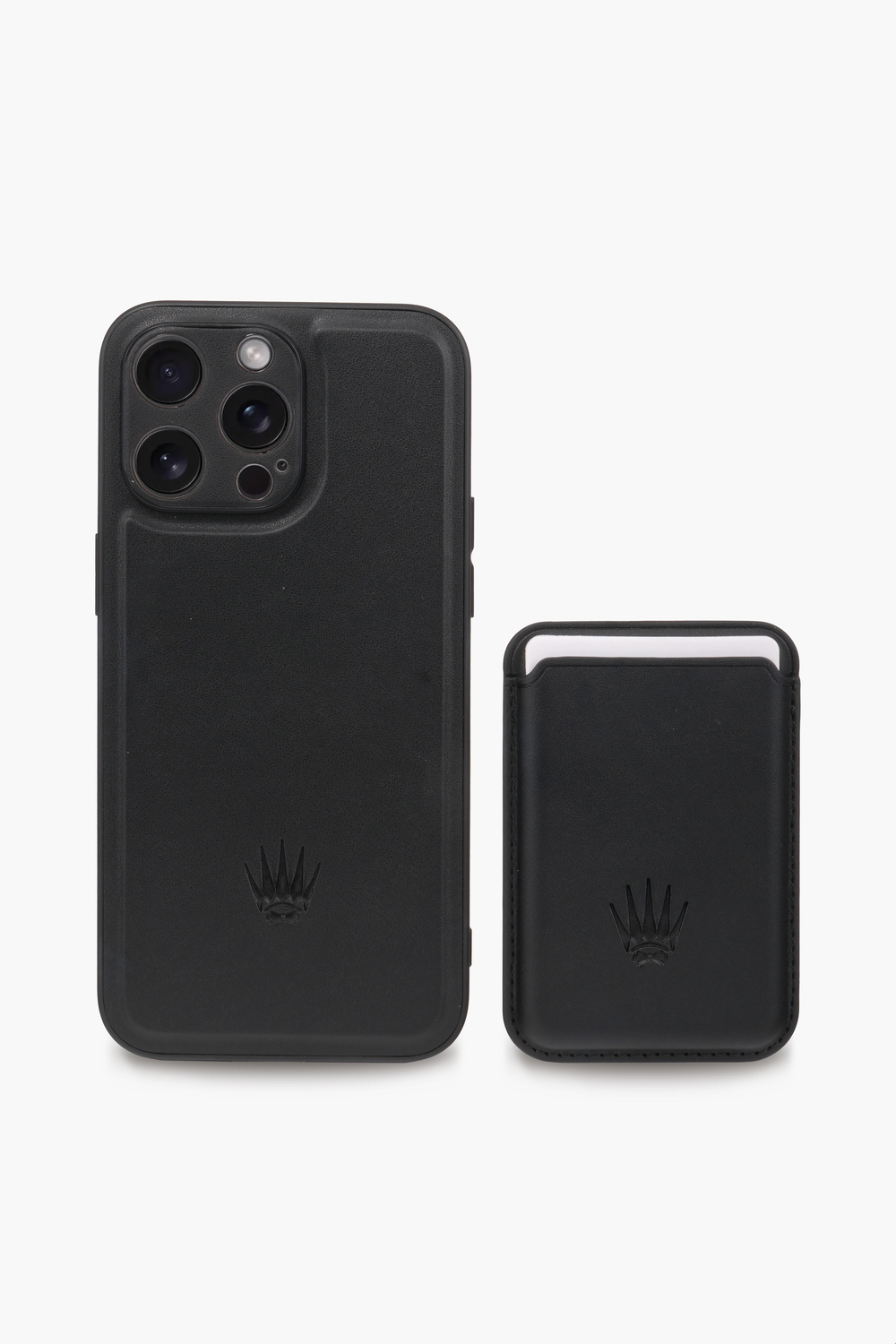 IPHONE 13 PRO SİYAH MAGSAFE ÖZELLİKLİ DERİ TELEFON KILIFI & KARTLIK