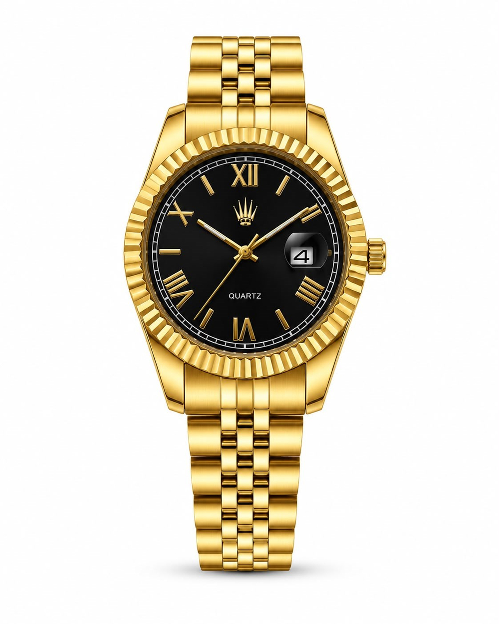 Calvior Gold Black Çelik Kol SaatiKol SaatiWATCHOFROYALCalviorCalvior Gold Black Çelik Kol Saati
