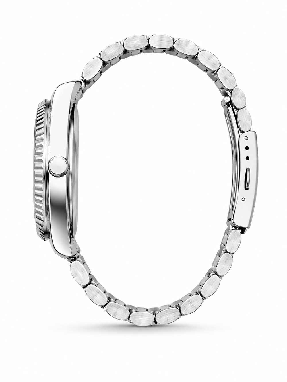 Çift Saati Lyric Silver Black Kol Saati