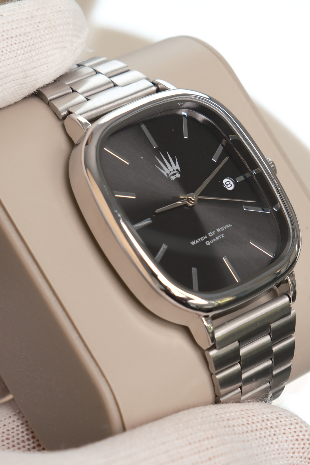 Classic Time Silver Black Kol Saati