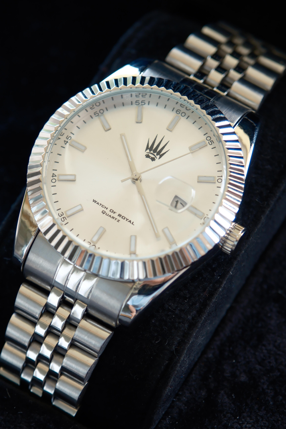 Crest Line Silver Beyaz Kol SaatiKol SaatiWATCHOFROYALCrest LineCrest Line Silver Beyaz Kol Saati