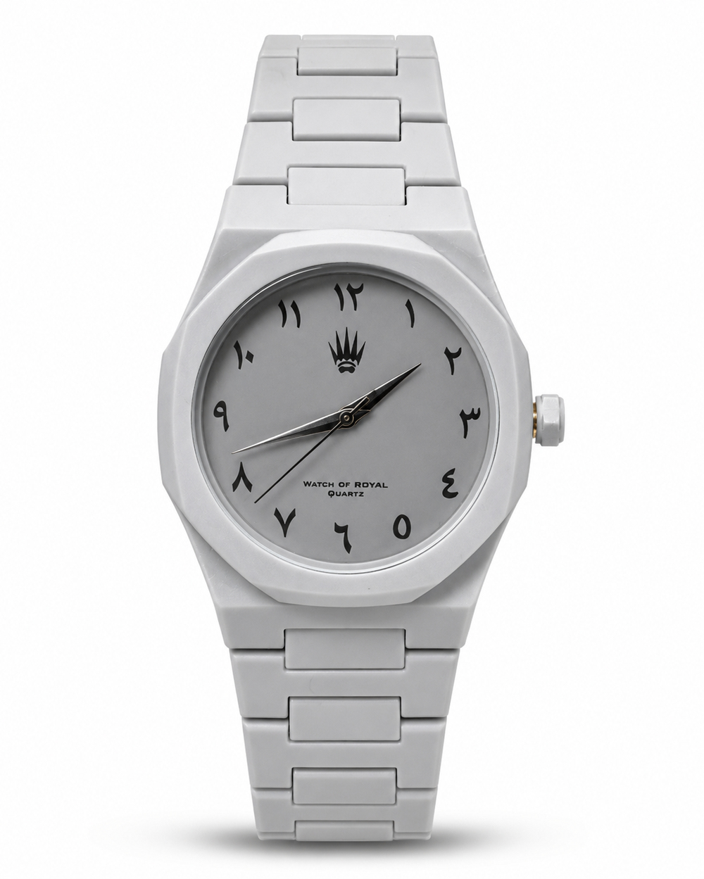 Feather The Arabic Dial Polycarbon Gri Kol Saati