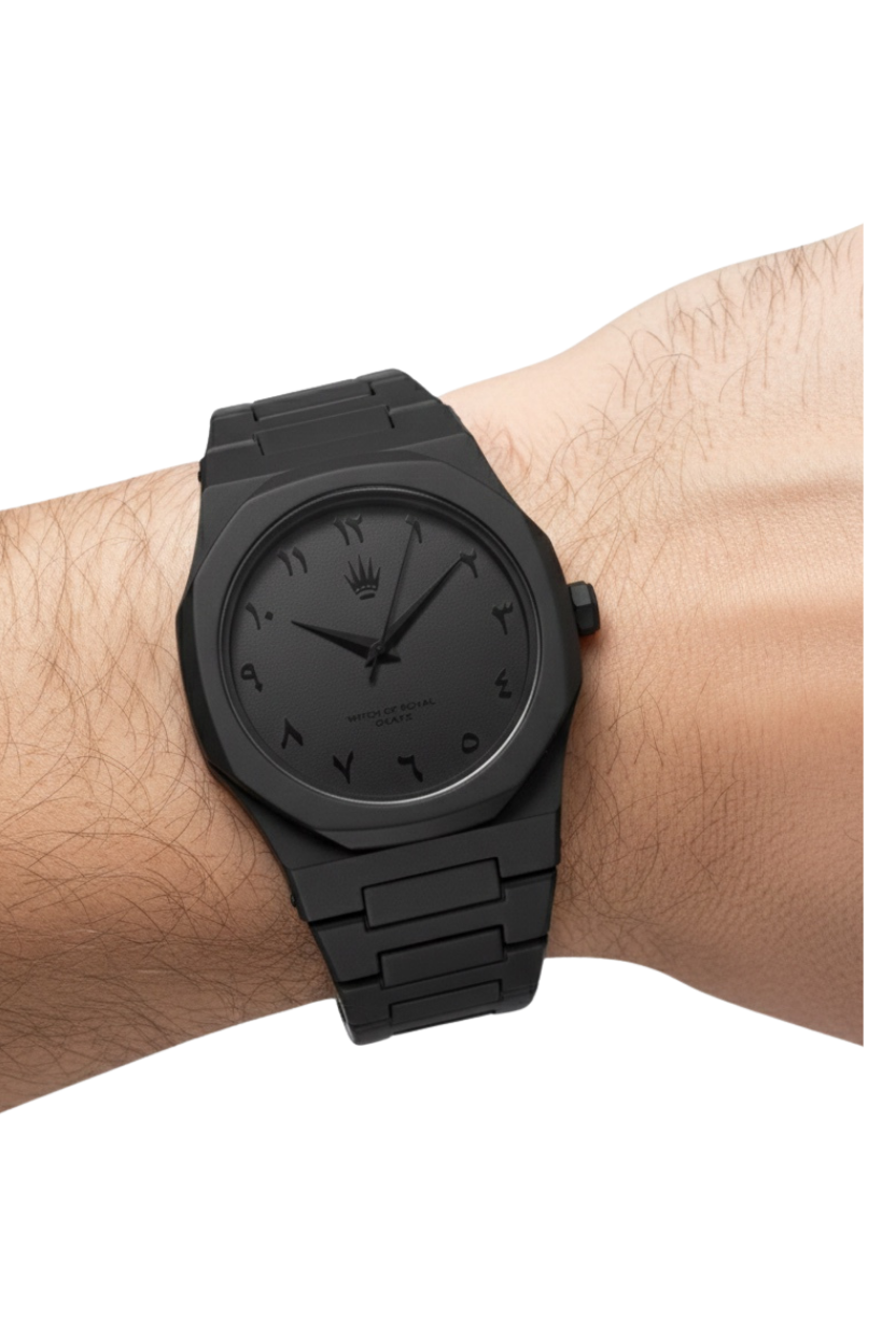 Feather The Arabic Dial Polycarbon Black Kol Saati