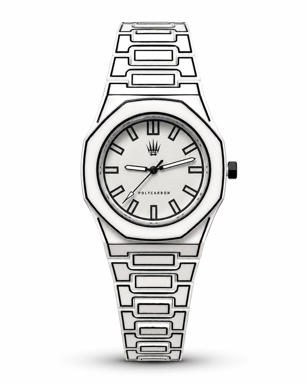 Feather Line Polycarbon White Kol Saati