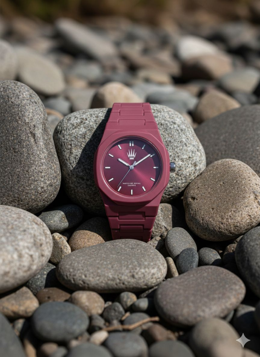 Feather Polycarbon Bordo Kol Saati