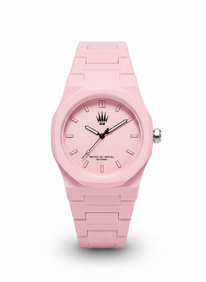 Feather Polycarbon Pembe Kol Saati