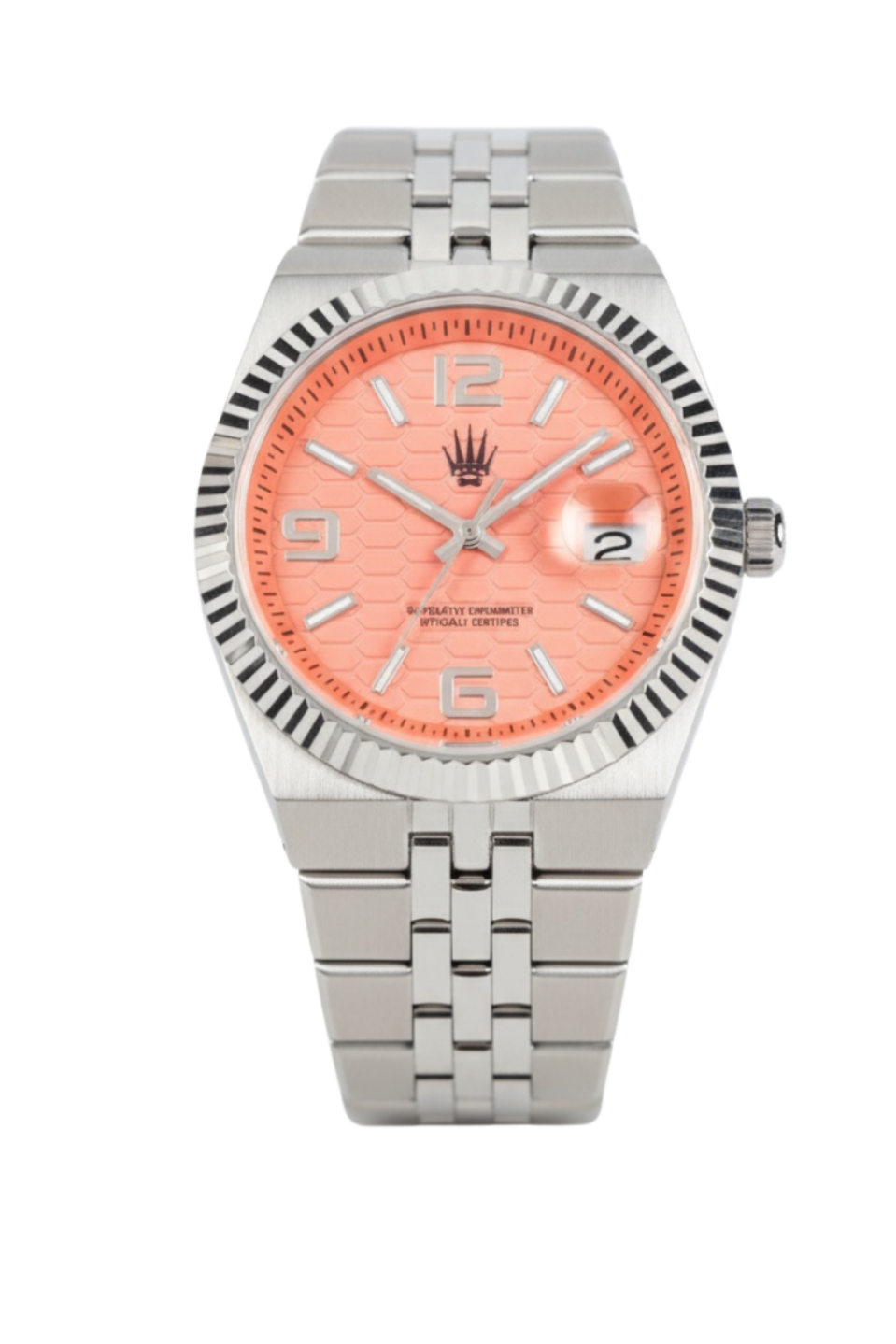 Hexora Prime Silver Turuncu Çelik Kol Saati