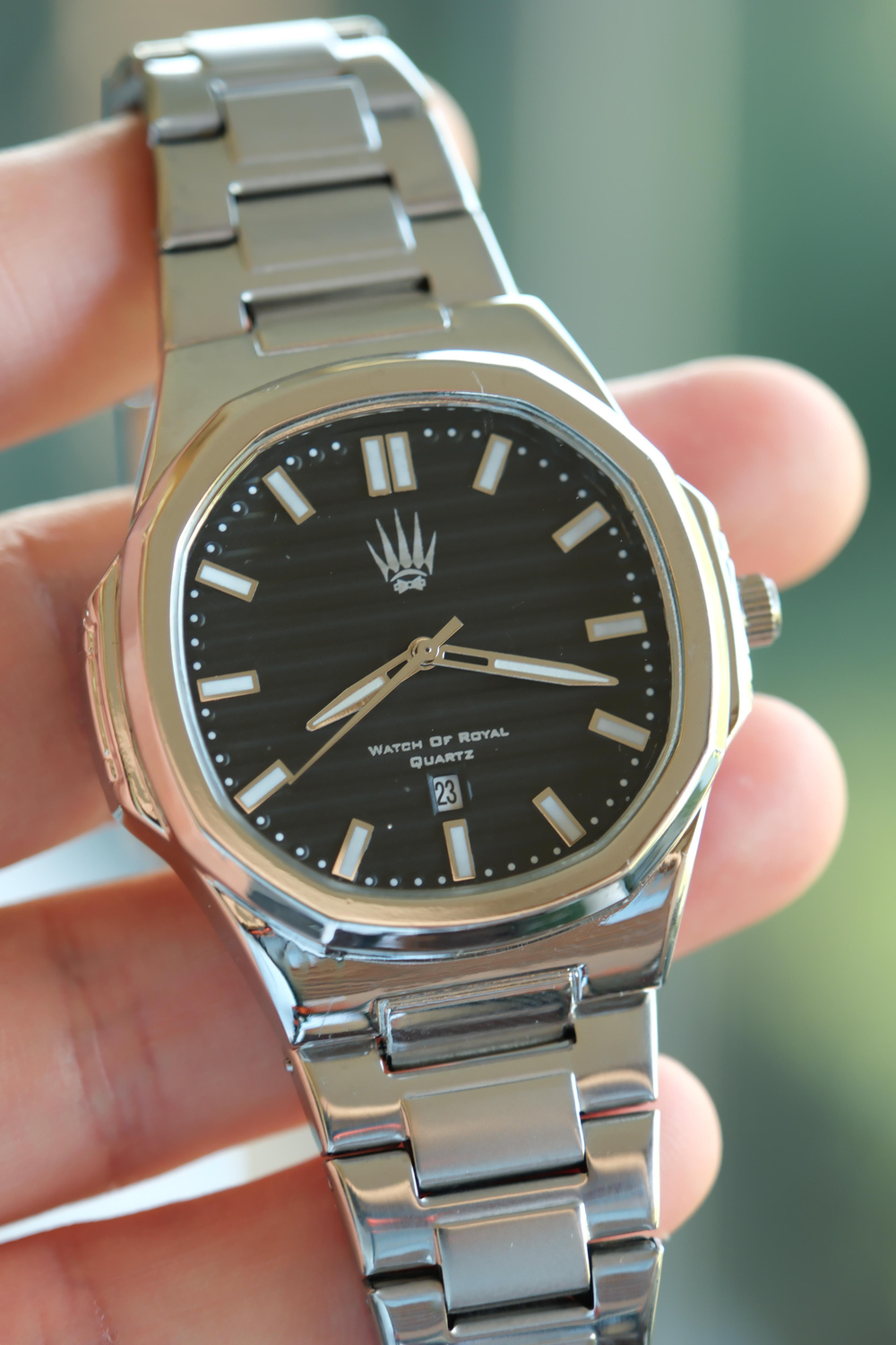 Novatick Silver Siyah Kol Saati