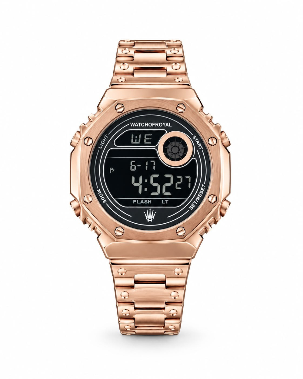 LED Wox Rose Gold Kol Saati