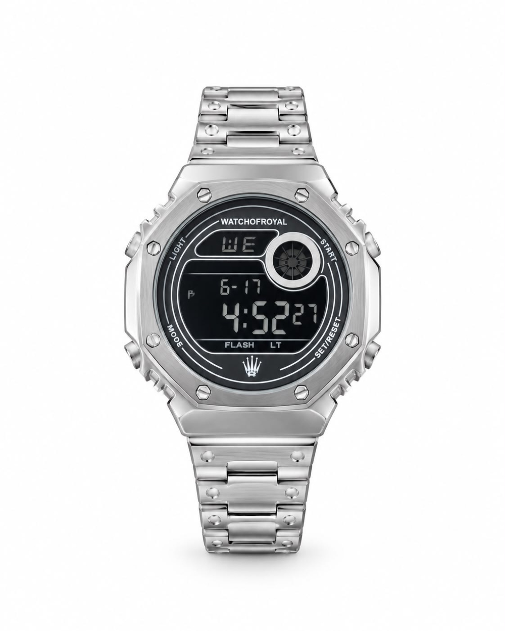 LED Wox Silver Kol Saati