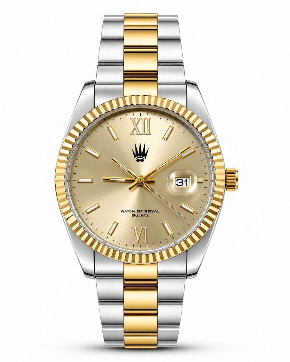 Mariner Lux Silver Gold Çelik Kol Saati
