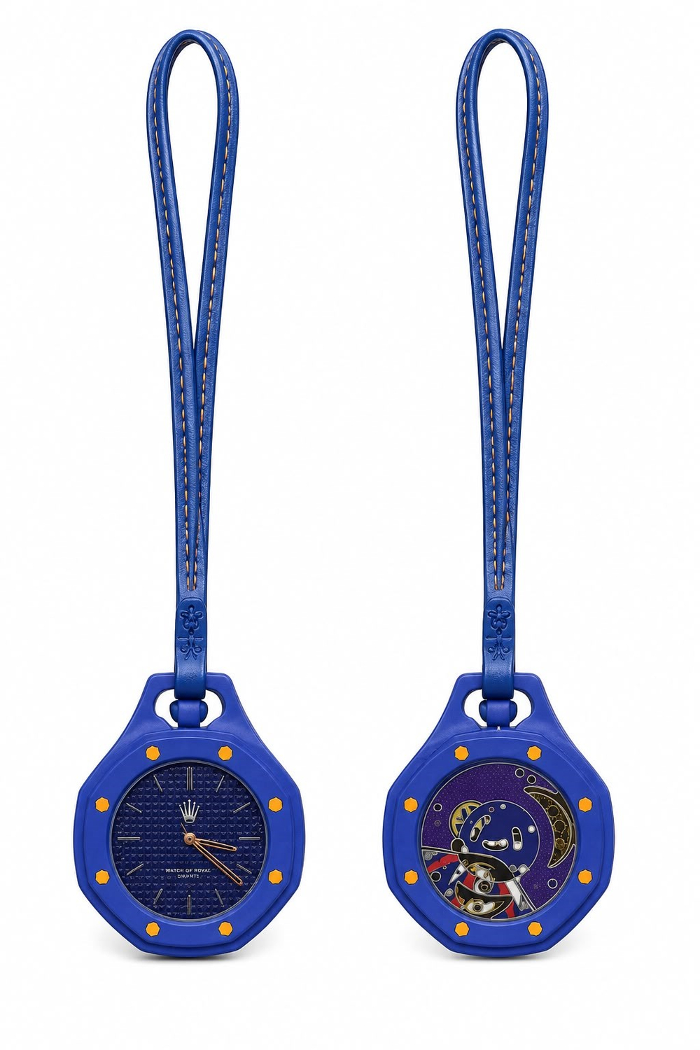 Mivaro Time Blue Slikon Askılı AKsesuar Kol Saati