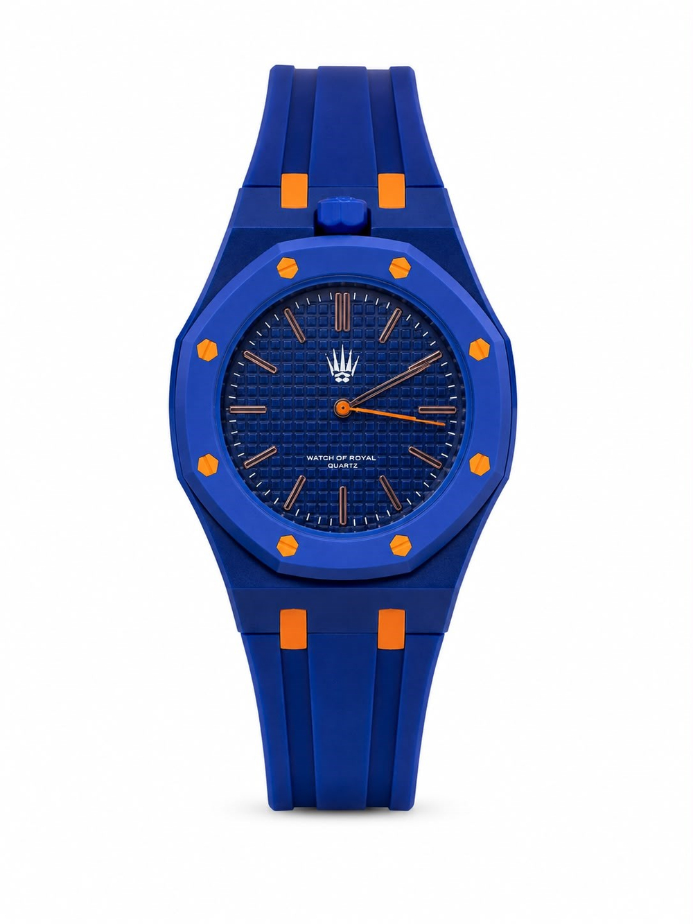Mivaro Time Blue Slikon Askılı AKsesuar Kol Saati