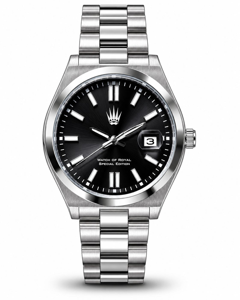Ocean Silver Siyah Kol Saati